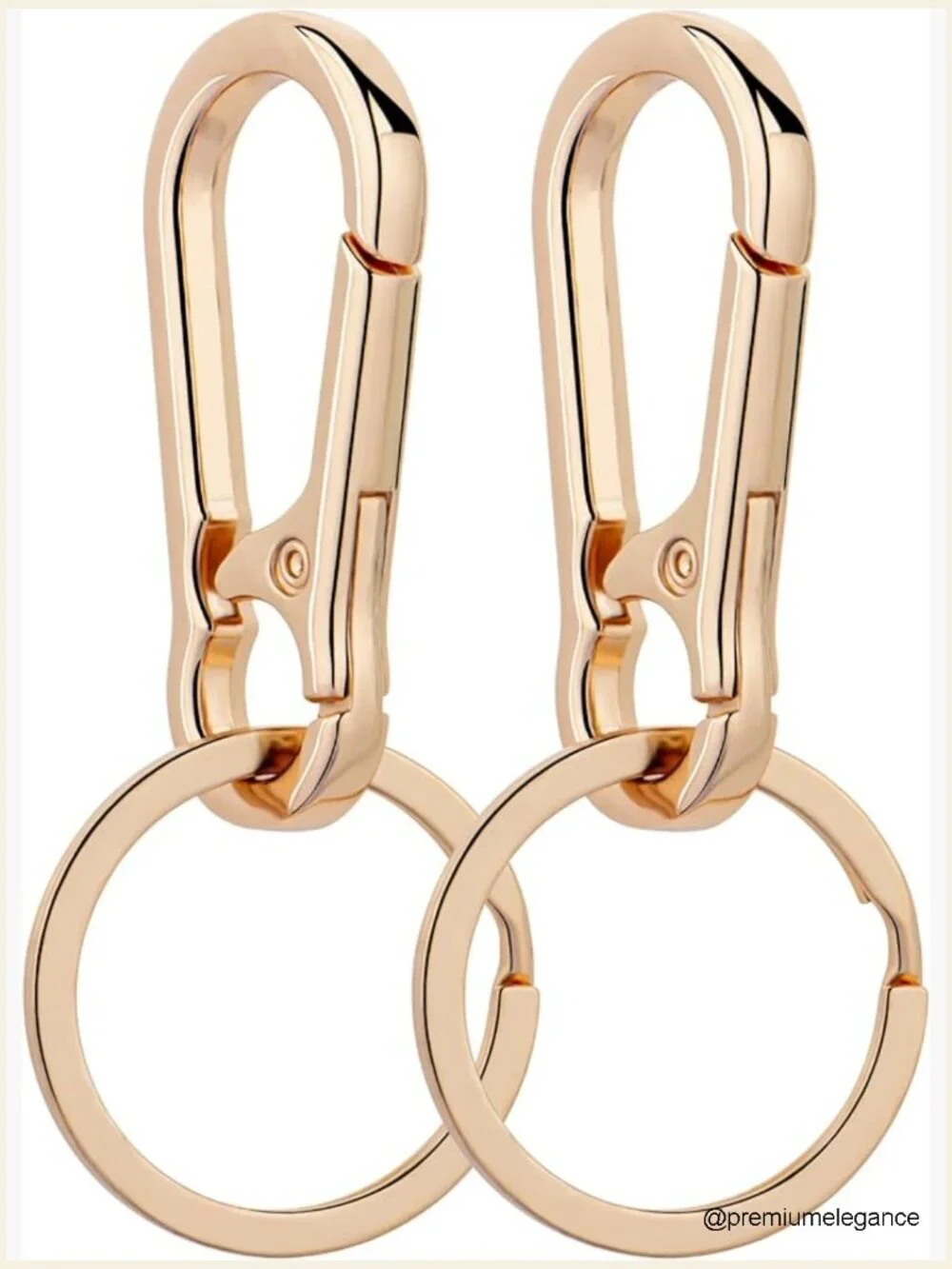Metal Keychain Clip Ring Holder Organizer for Keys